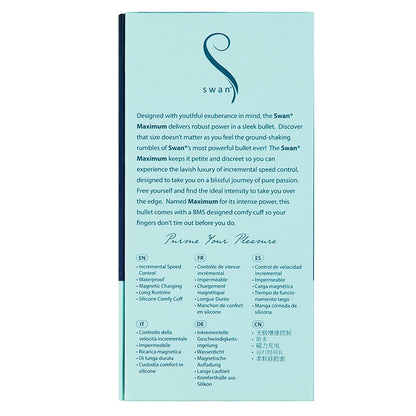 Swan Maximum Rechargeable Bullet-Blue