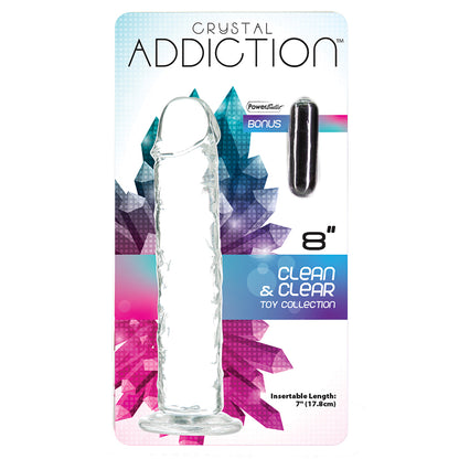 Crystal Addiction Straight Dong 8" 852-20