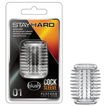 Load image into Gallery viewer, Stay Hard Cock Sleeve 01-Clear BL-00102