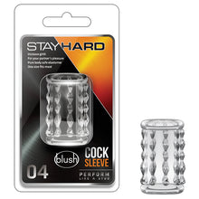 Load image into Gallery viewer, Stay Hard Cock Sleeve 04-Clear BL-00402