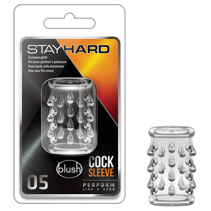 Stay Hard Cock Sleeve 05-Clear BL-00502