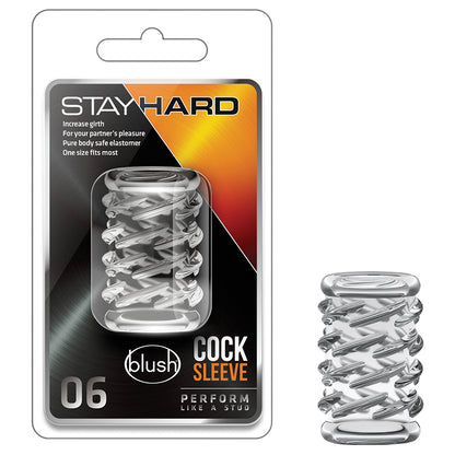 Stay Hard Cock Sleeve 06-Clear BL-00602