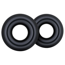 Load image into Gallery viewer, Stay Hard Donut Rings Oversized-Black 2Pk