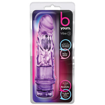 B Yours Vibe 3-Purple 7.75" BL-10091