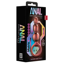 Load image into Gallery viewer, Anal Adventures Matrix Beaded Loop Plu... BL-10119