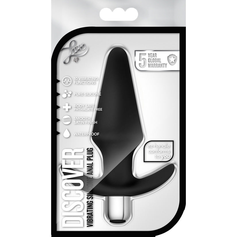 Luxe Discover Anal Plug-Black BL-10585