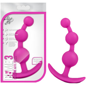 Luxe Be Me 3 Anal Plug-Pink BL-10680