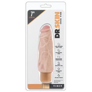 Dr. Skin Cock Vibe 9-Vanilla 7" BL-11343