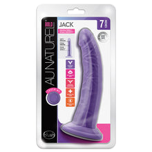Load image into Gallery viewer, Au Naturel Bold Jack Dildo-Purple 7&quot; BL-12721