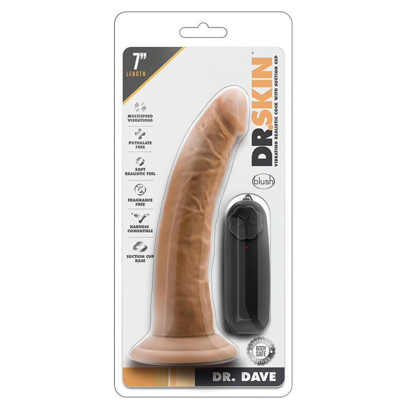 Dr. Skin Dr. Dave Vibrating Cock with ... BL-13707