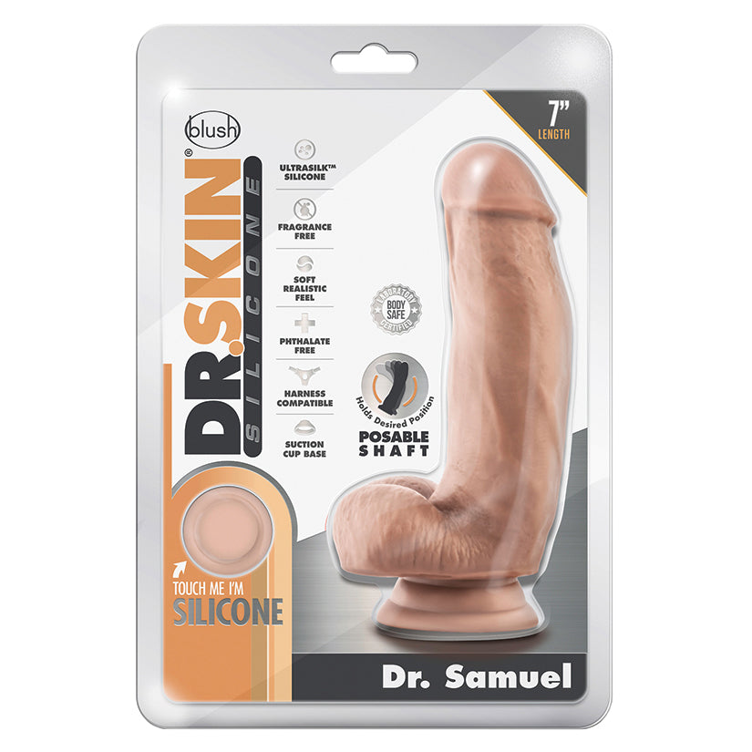 Dr. Skin Silicone Dong with Suction Cu... BL-16733