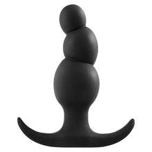 Load image into Gallery viewer, Anal Adventures Platinum Stacked Plug Black