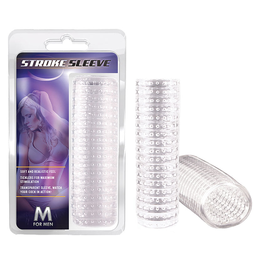 M For Men Stroke Sleeve-Clear BL-20125