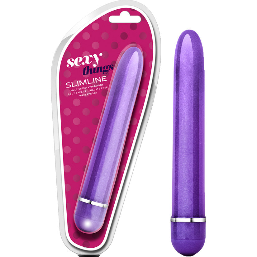 Sexy Things Slimline Vibe-Purple 7" BL-23001
