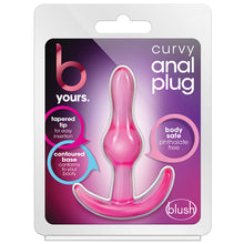 Load image into Gallery viewer, B Yours. Curvy Anal Plug-Pink BL-24510