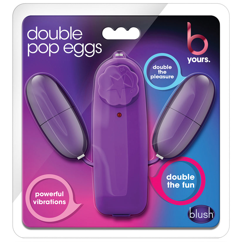 B Yours. Double Pop Eggs-Plum BL-25501