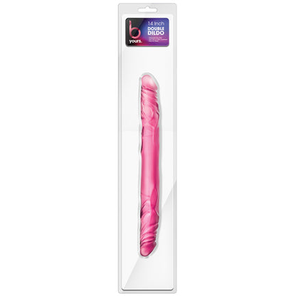 B Yours. Double Dildo-Pink 14" BL-29750