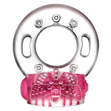 Load image into Gallery viewer, Play With Me Arouser Vibrating C-Ring-Pink