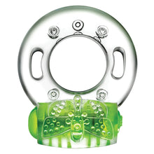 Load image into Gallery viewer, Play With Me Arouser Vibrating C-Ring-Green