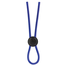 Load image into Gallery viewer, Stay Hard Silicone Loop Cock Ring-Blue