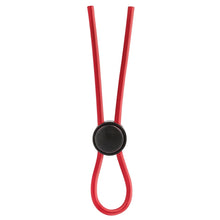 Load image into Gallery viewer, Stay Hard Silicone Loop Cock Ring-Red