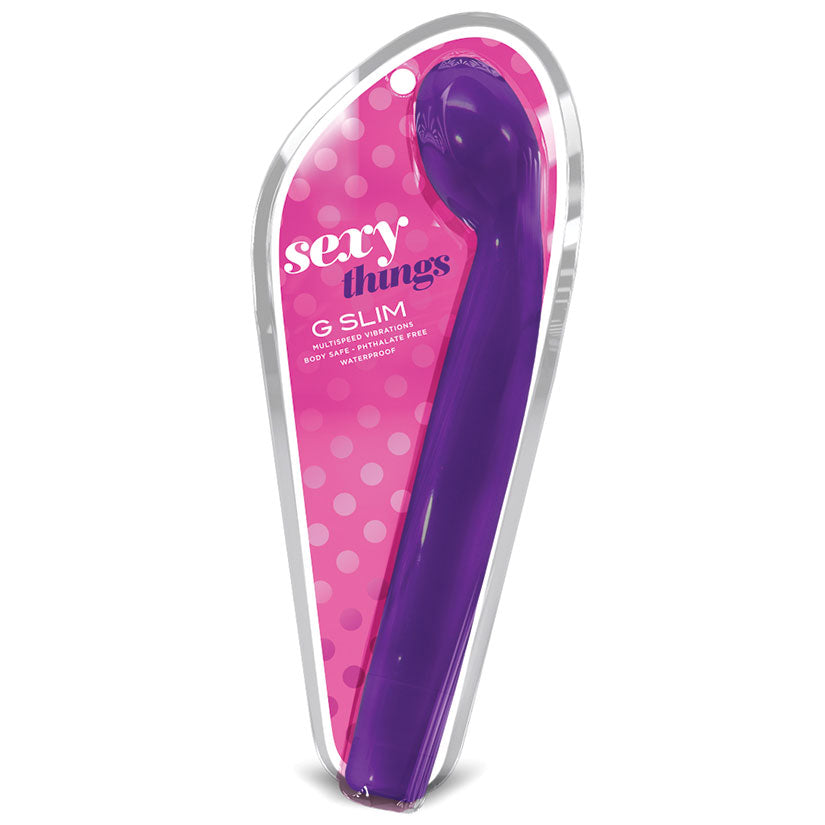 Sexy Things Slim G Vibe-Purple 8.5" BN-32311