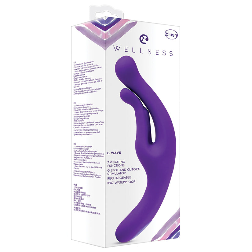 Wellness G Wave Vibrator-Purple BL-33701