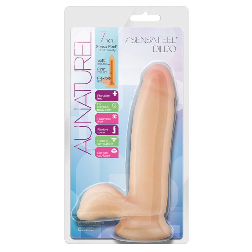 Au Naturel Sensa Feel Dildo-Beige 7" BL-36413