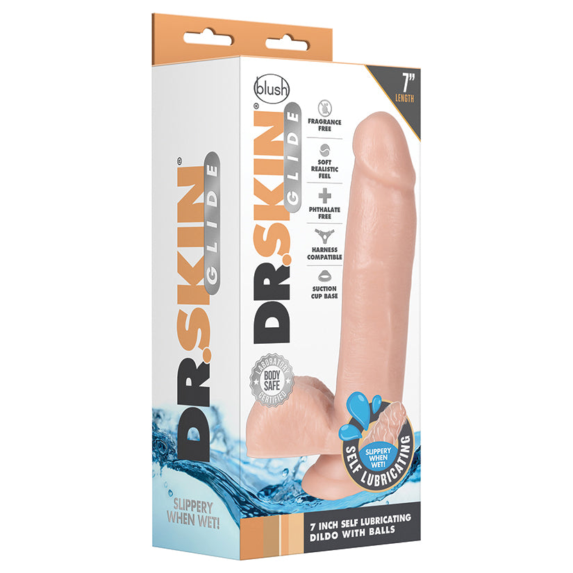 Dr. Skin Glide Self Lubricating Dildo ... BL-36414