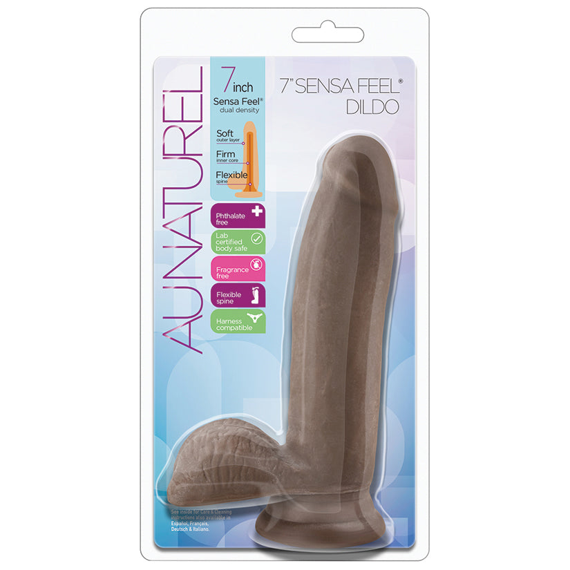 Au Naturel Sensa Feel Dildo-Chocolate ... BL-36416