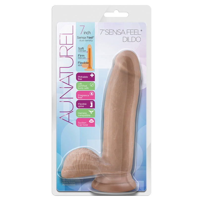 Au Naturel Sensa Feel Dildo-Latin 7" BL-36417