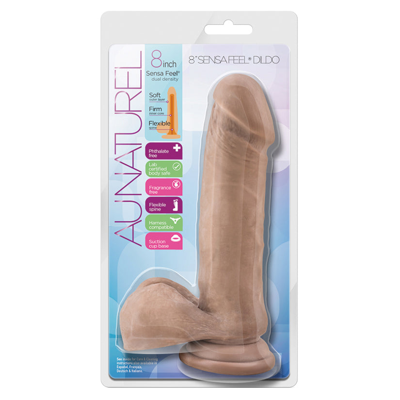 Au Naturel Sensa Feel Dildo-Latin 8" BL-36467