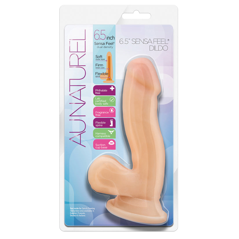 Au Naturel Sensa Feel Dildo-Beige 6.5" BL-36493
