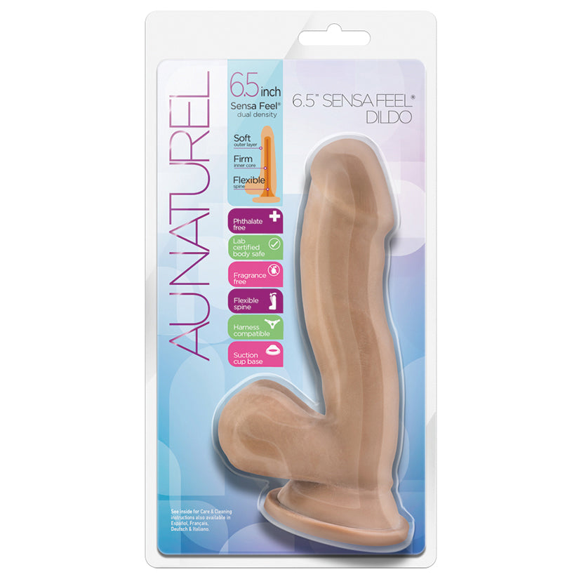 Au Naturel Sensa Feel Dildo-Latin 6.5 ... BL-36497