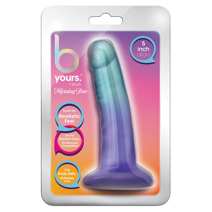 B Yours Morning Dew Dildo-Sapphire 5" BL-38400