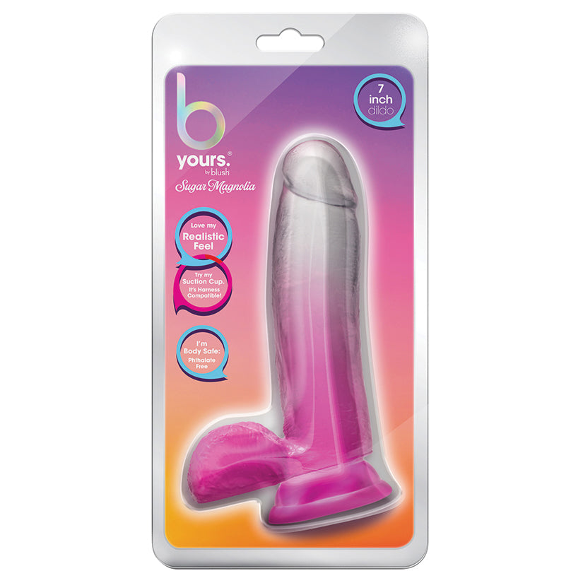 B Yours Sugar Magnolia Dildo-Fuchsia 7... BL-38500