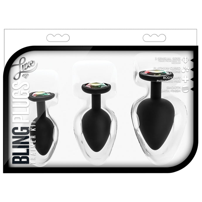 Luxe Bling Plugs Training Kit-Black Wi... BL-395815