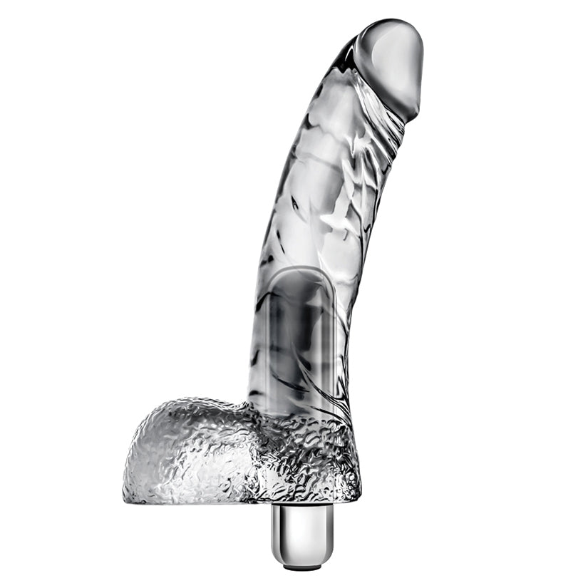 Naturally Yours Vibrating Ding Dong-Clear 6.5