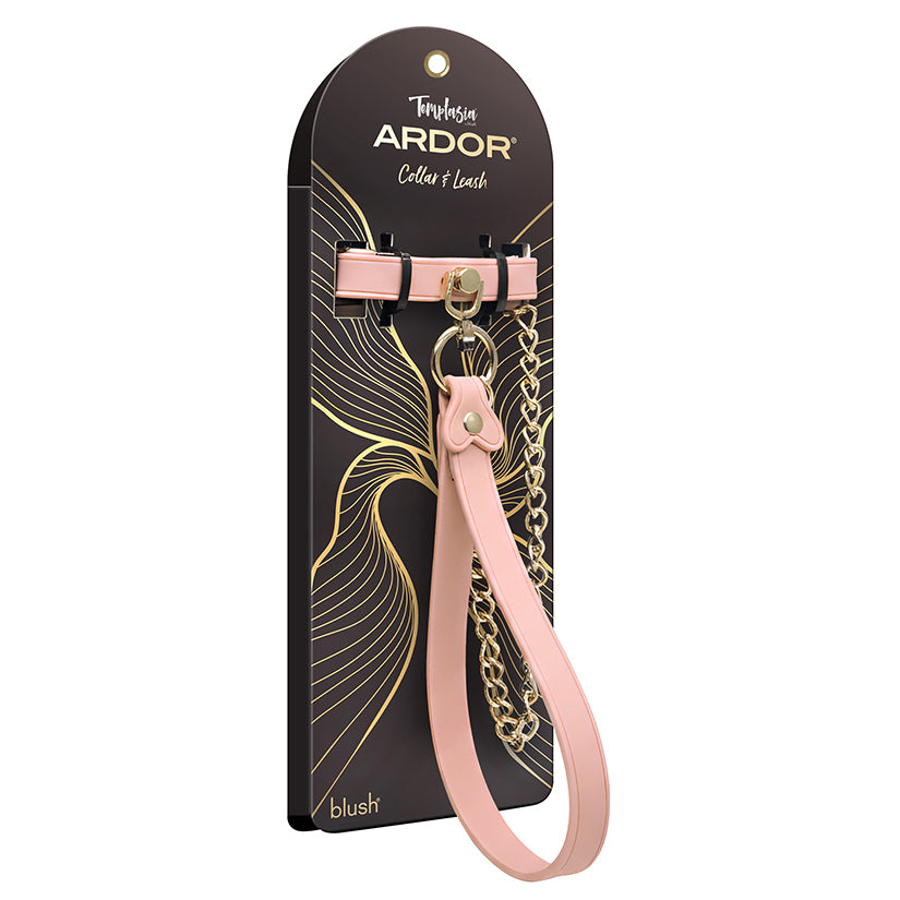 Temptasia Ardor Collar & Leash-Pink