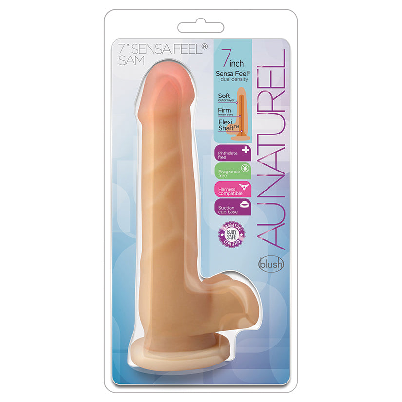 Au Naturel Sam Dildo-Beige 7" BL-58323