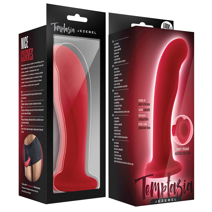 Temptasia Jezebel-Crimson 6" BL-80238