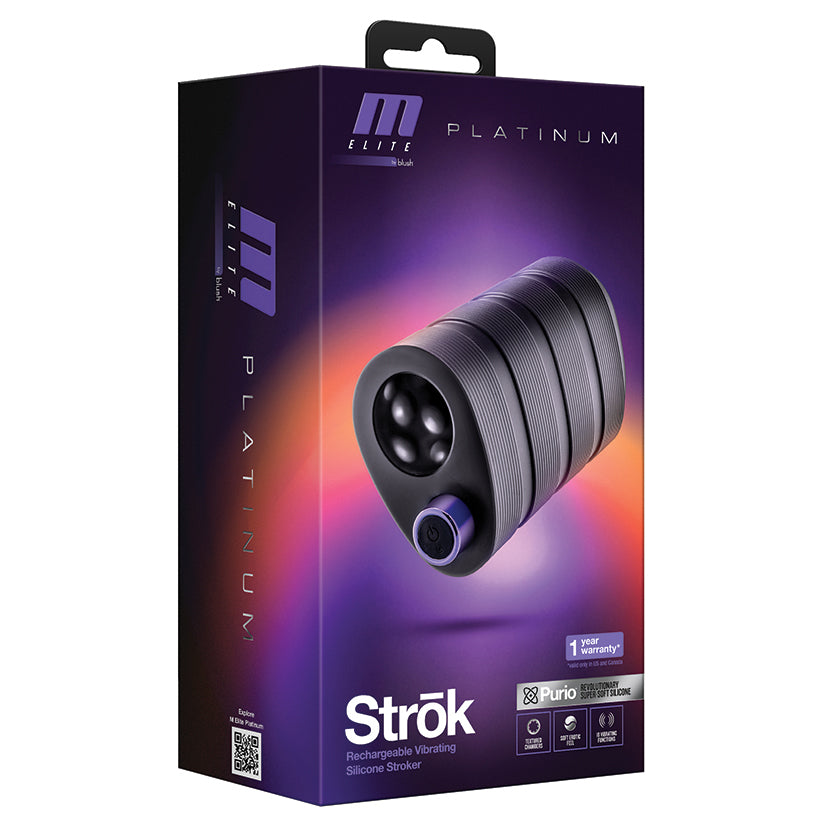 M Elite Platinum Strok-Black BL-82405