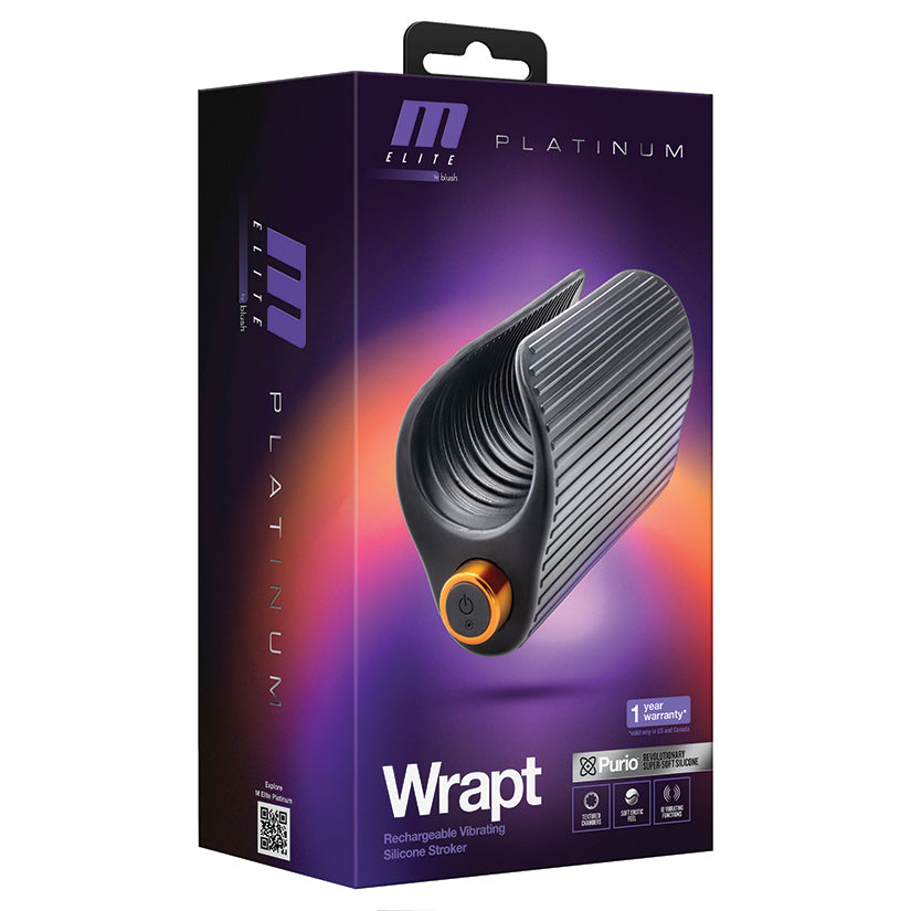 M Elite Platinum Wrapt-Black BL-82505