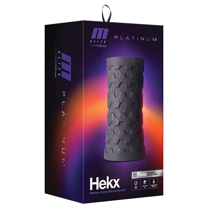 M Elite Platinum Hekx-Black BL-88855