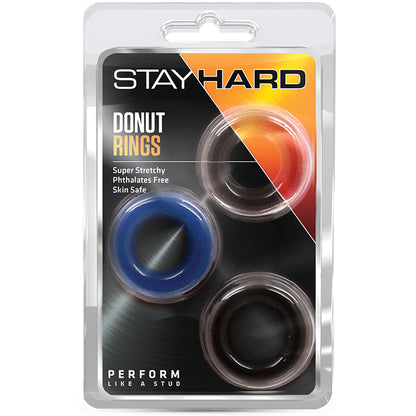 Stay Hard Donut Rings (3 Pack) BL-00899