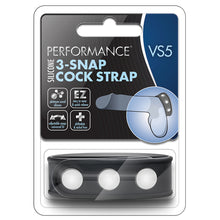 Load image into Gallery viewer, Performance VS5 3-Snap Cock Strap-Blac... BL-91705