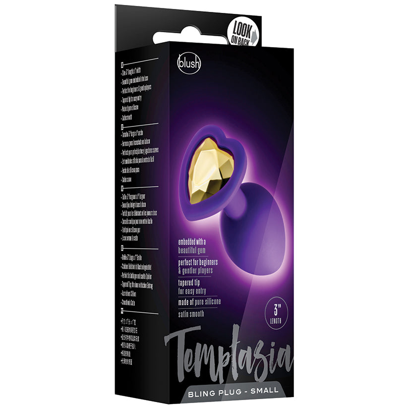 Temptasia Bling Plug-Small Purple BL-95831