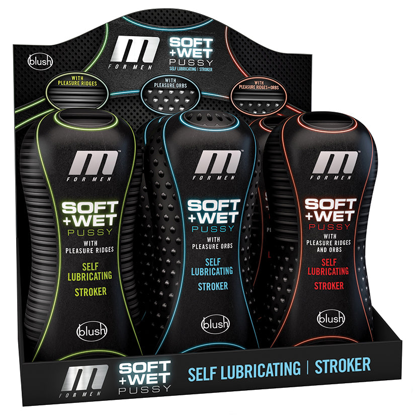 M for Men Soft and Wet 6pc Counter Dis... BL-99888