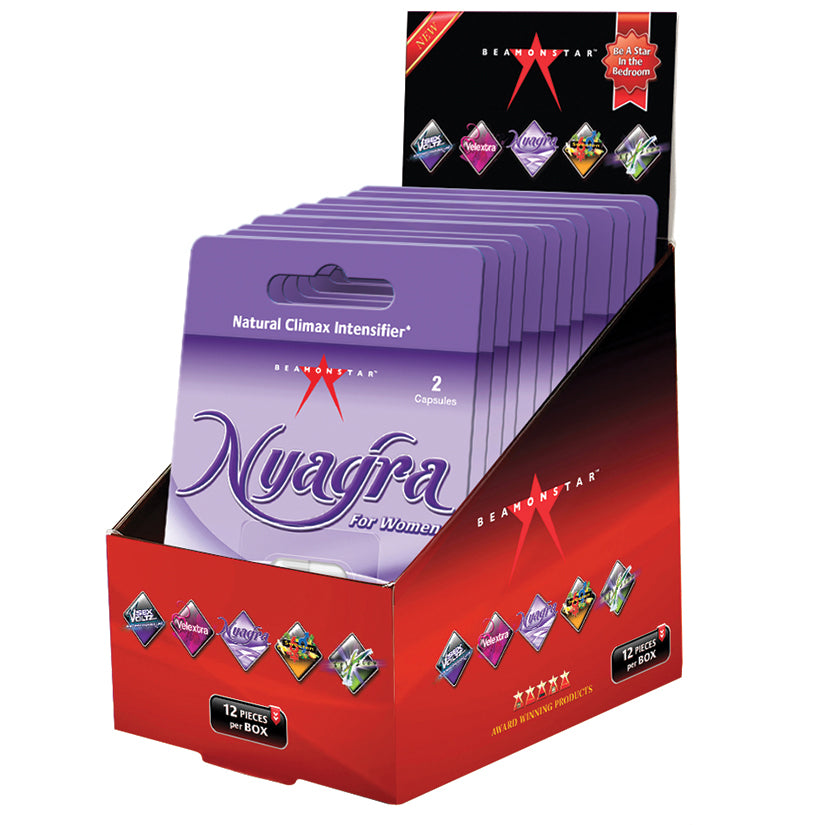 Nyagra 2 Pill Pack Display of 12 NYA02-D