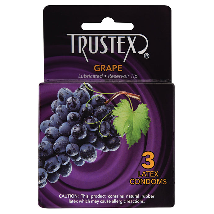 Trustex Flavored Condom-Grape (3 Pack) L4030